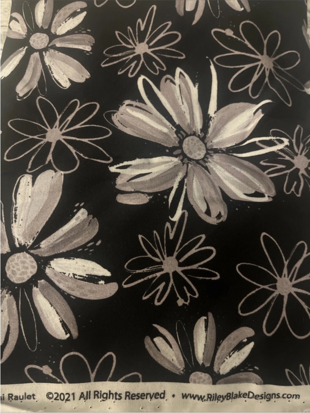 2.5 Yards Rayon Fabric Ettavee By Jessi Raulet R11241 For Riley Blake Designs